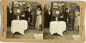 White, Genre Scene, I'm so glad you're back dear, stereo, 1902