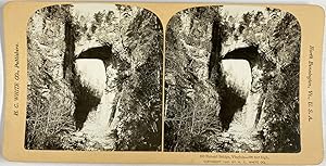 White, USA, Virginia, Natural Bridge, stereo, 1901