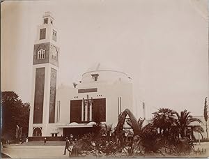 France, Paris, Exposition coloniale internationale 1931, Pavillon Algérie, Minaret