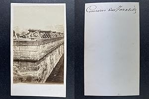 Ruines de la Commune - Paris, Canons aux Invalides, 1871