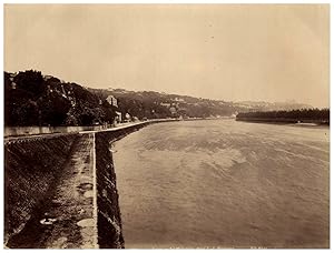 France, Lyon, la Mulatière, quai J.-J. Rousseau