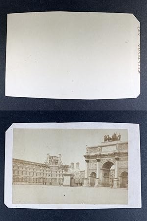 Ruines de la Commune - Paris, les Tuileries, 1871