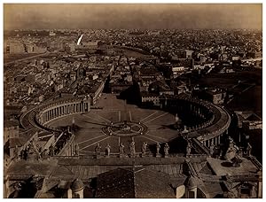 Italie, Roma, Piazza San Pietro, vista panoramica