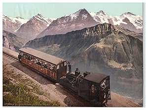 Schweiz, Berner Oberland, Schynige Platte, Bahn