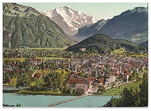 Schweiz, Berner Oberland, Interlaken mit Jungfrau