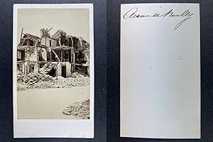 Ruines de la Commune - Paris, avenue de Neuilly, 1871