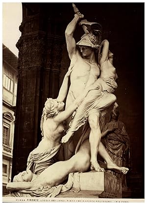 Italie, Firenze, Loggia dei Lanzi (Pio Fedi)