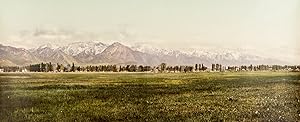Utah. Salt Lake City. Wasatch range fr. the valley of Jordan.