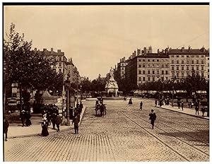 France, Lyon, Place et Cours Morand