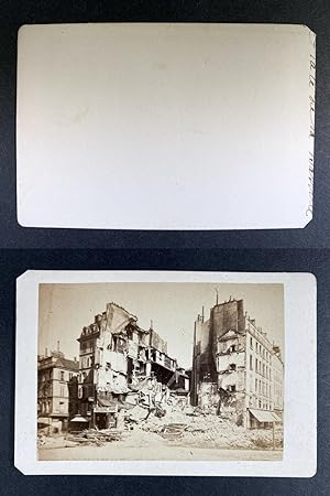 Ruines de la Commune - Paris, Place de la Bastille, Juin 1871