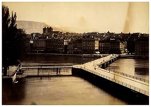 Suisse, Genève, Pont des Bergues