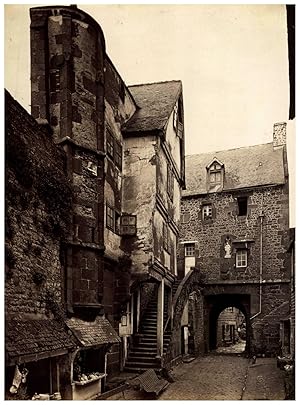 France, le Mont Saint-Michel, la Porte du Roi et la Tour du Guet