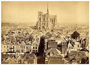 France, Amiens, panorama pris du Beffroy