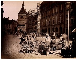 Schweiz, Bern, die Piper Fontaine in der Spitalgasse, Photo. Giorgio Sommer