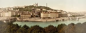 Lyon. Panorama pris du Coteau de Fourvière.