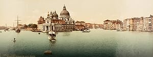 Venezia. La Salute e entrata del Canal Grande,