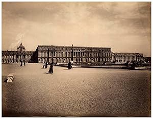 France, Versailles, vue générale du Château côté du parc