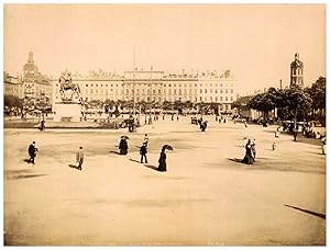 France, Lyon, la Place Bellecour