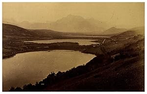 France, Panorama des Lacs de Laffrey, du Petit Chat et de Pierre Chatel