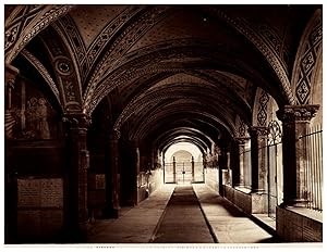 Italie, Firenze, Chiostro di S. M. Novella, cimitero e cappelle sotterranee