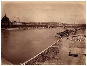 France, Lyon, vue sur le Rhône