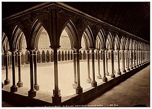 France, Abbaye du Mont Saint-Michel, la Merveille, Galeries du Cloître