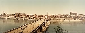 Blois (Loir et Cher). Panorama de la ville. 16 x 42 cm