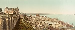 Quebec. Château Frontenac and Dufferin terrace.