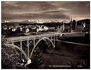 Schweiz, Bern, Kirchenfeldbrücke und Hist. Museum