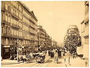 France, Marseille, Perspective de la Rue de Noailles