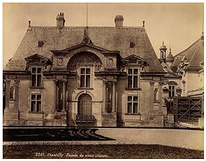 France, Chantilly, façade du vieux château