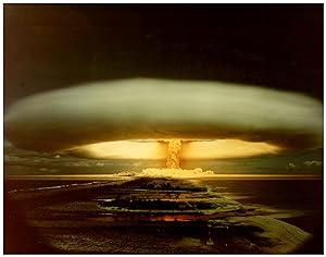 Explosion nucléaire à Mururoa, tir Licorne, 3 juillet 1970