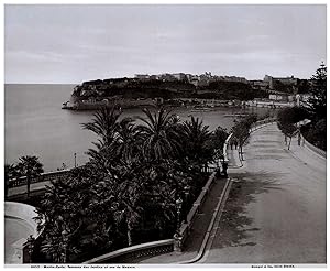 Monte Carlo, Terrasse des Jardins et vue de Monaco, Photo. Stengel u. Co.