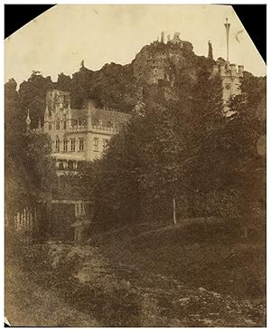 Primitif, chateau à identifier, négatif papier