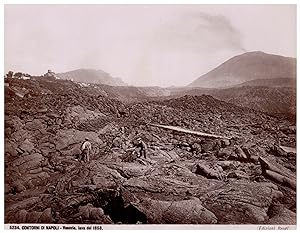 Italie, Contorni di Napoli, Vesuvio, Lava del 1858