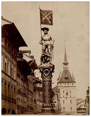 Suisse, Berne, Statue iconique dans la vieille ville, Photo. G. Sommer