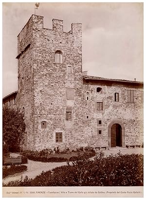 Italie, Firenze, Villa e Torre del Gallo, Ed. Alinari