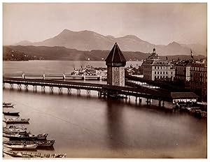 Suisse, Luzern, vue générale, Photo. G. Sommer