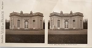 France, Versailles, le Petit Trianon, le Pavillon français, Vintage print, ca.1900, Stéréo