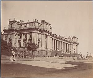 Australia, Melbourne, Parliament House, vintage citrate print, ca.1905