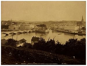 France, Bayonne, Jonction de la Nive et dee l'Adour