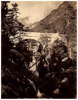 France, Cauterets, Nouveau Pont d'Espagne