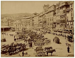 Italie, Genova, Piazza Caricamento, A. Noack