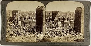 Underwood, USA, San Francisco, stereo, In the ruined city, 1906