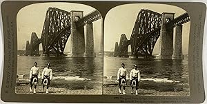 White, Scotland, stereo, Queensferry, stereo, Forth Bridge, 1902