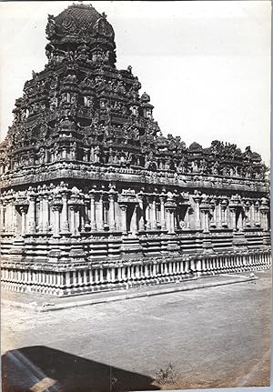 India, Trichinopoly, Kukke Subramanya Temple, vintage silver print, ca.1910