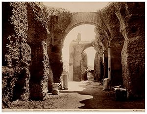 Italie, Interno dei loggiati, Casa di Settimio Severo, Palazzo dei Cesari