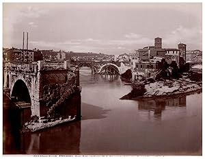 Italie, Roma, Ponte Rotto e ponte dei quattro Capi