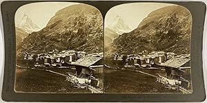 White, Switzerland, Zermatt, stereo, The Matterhorn, 1901