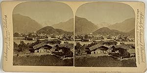 Strohmeyer & Wyman, Switzerland, Interlaken and Jungfrau, stereo, ca.1890
